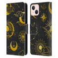 thumbnail image 1 of Head Case Designs Officially Licensed Haroulita Magick - Tarot - Mystical Sun Moon Stars Leather Book Wallet Case Cover Compatible with Apple iPhone 13, 1 of 6