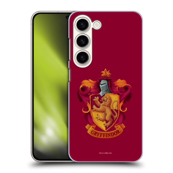 Head Case Designs Officially Licensed Harry Potter Chamber Of Secrets I Gryffindor Crest Hard Back Case Compatible with Samsung Galaxy S23 5G
