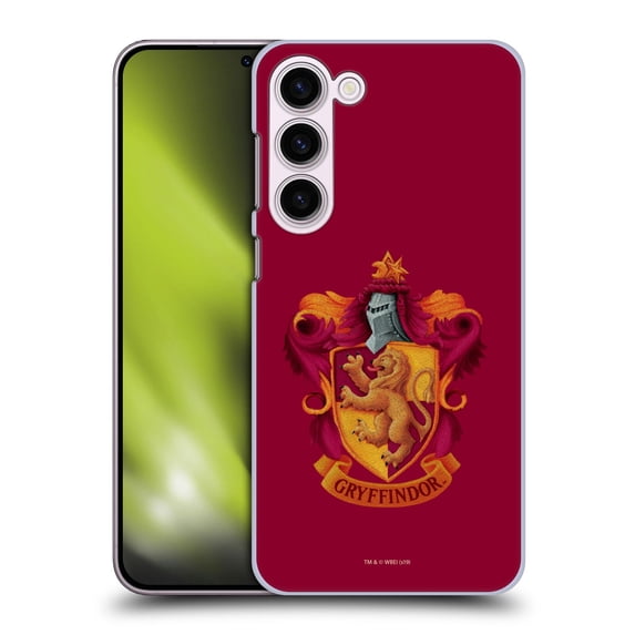 Head Case Designs Officially Licensed Harry Potter Chamber Of Secrets I Gryffindor Crest Hard Back Case Compatible with Samsung Galaxy S23+ 5G