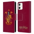 thumbnail image 1 of Head Case Designs Officially Licensed Harry Potter Chamber Of Secrets I Gryffindor Crest Leather Book Wallet Case Cover Compatible with Apple iPhone 12 Mini, 1 of 6
