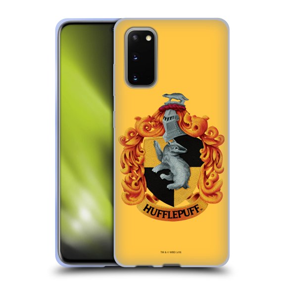 Head Case Designs Officially Licensed Harry Potter Chamber Of Secrets I Hufflepuff Crest Soft Gel Case Compatible with Samsung Galaxy S20 / S20 5G