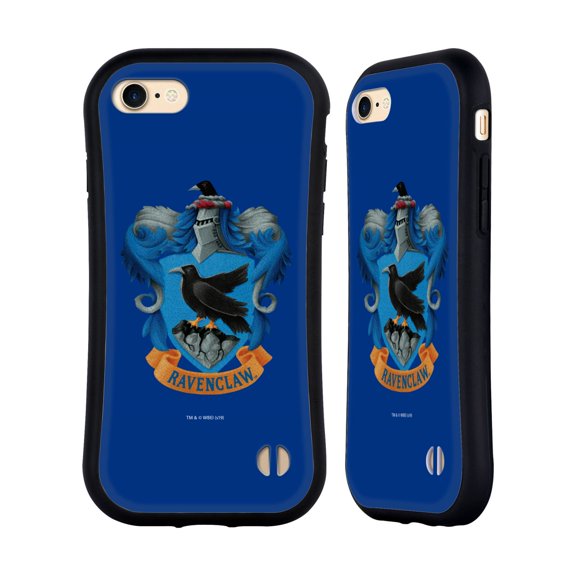 Head Case Designs Officially Licensed Harry Potter Chamber Of Secrets I Ravenclaw Crest Hybrid Case Compatible with Apple iPhone 7 / 8 / SE 2020 & 2022