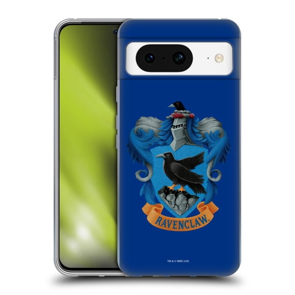 Head Case Designs Officially Licensed Harry Potter Chamber Of Secrets I Ravenclaw Crest Soft Gel Case Compatible with Google Pixel 8