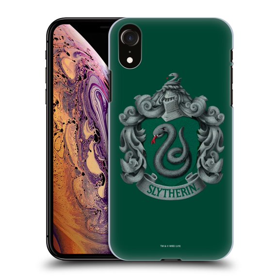Head Case Designs Officially Licensed Harry Potter Chamber Of Secrets I Slytherin Crest Hard Back Case Compatible with Apple iPhone XR