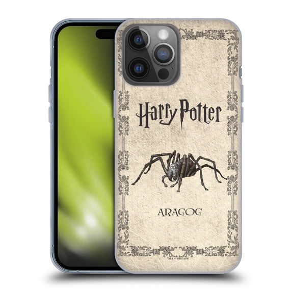 Head Case Designs Officially Licensed Harry Potter Chamber Of Secrets II Aragog Spider Creature Soft Gel Case Compatible with Apple iPhone 14 Pro Max