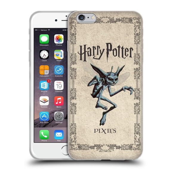 Head Case Designs Officially Licensed Harry Potter Chamber Of Secrets II Cornish Pixies Creature Soft Gel Case Compatible with Apple iPhone 6 Plus / iPhone 6s Plus