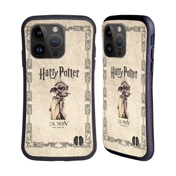 Head Case Designs Officially Licensed Harry Potter Chamber Of Secrets II Dobby House Elf Creature Hybrid Case Compatible with Apple iPhone 15 Pro