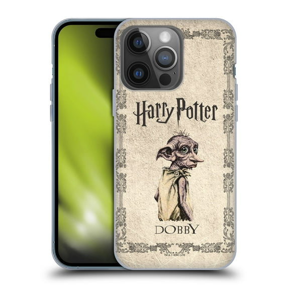 Head Case Designs Officially Licensed Harry Potter Chamber Of Secrets II Dobby House Elf Creature Soft Gel Case Compatible with Apple iPhone 14 Pro