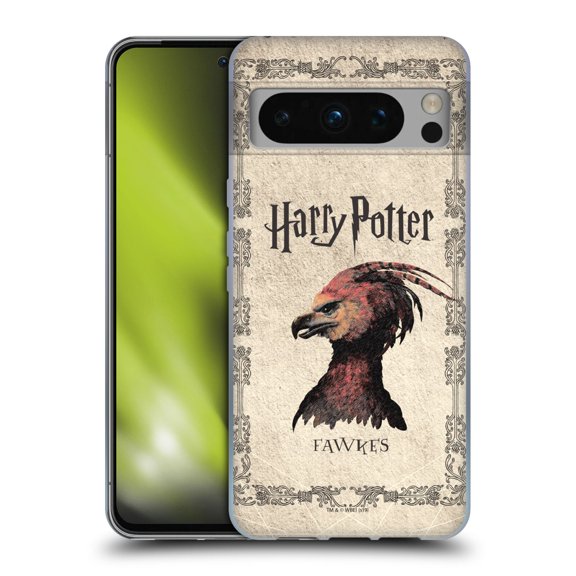 Head Case Designs Officially Licensed Harry Potter Chamber Of Secrets II Fawkes Phoenix Creature Soft Gel Case Compatible with Google Pixel 8 Pro
