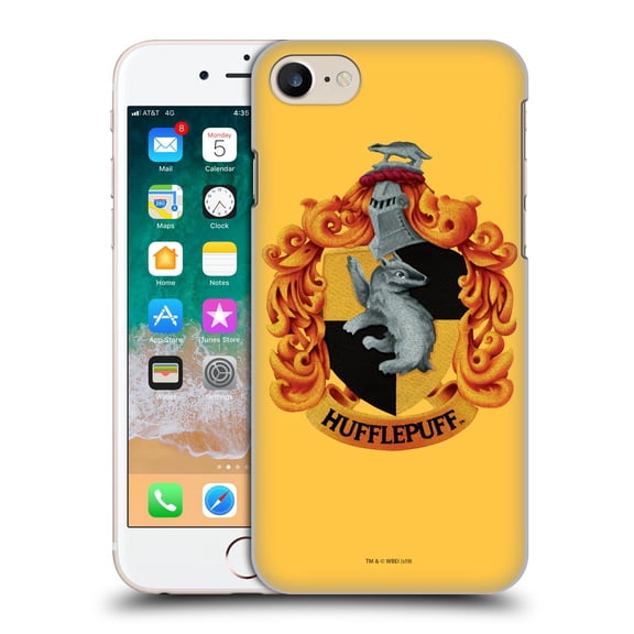 Head Case Designs Officially Licensed Harry Potter Chamber Of Secrets I Hufflepuff Crest Hard Back Case Compatible with Apple iPhone 7 / 8 / SE 2020 & 2022