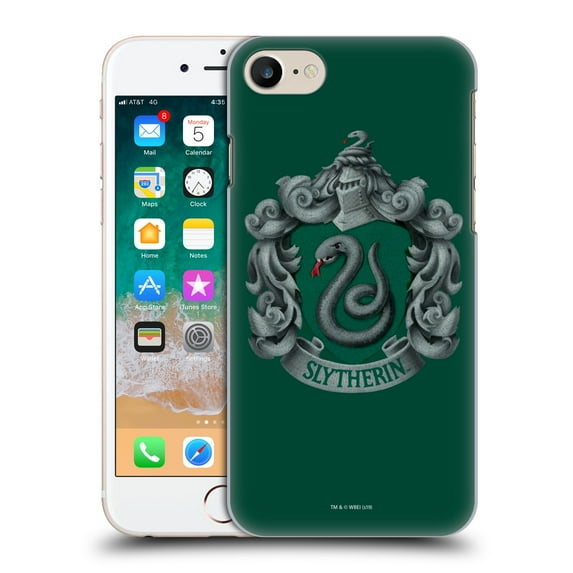 Head Case Designs Officially Licensed Harry Potter Chamber Of Secrets I Slytherin Crest Hard Back Case Compatible with Apple iPhone 7 / 8 / SE 2020 & 2022