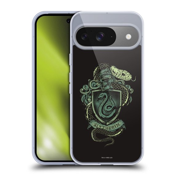Head Case Designs Harry Potter Deathly Hallows XIV Slytherin Soft Gel Case for Google Pixel 9 / Pixel 9 Pro