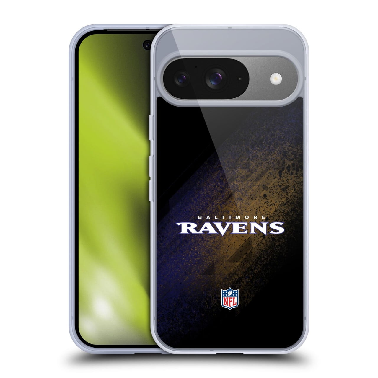 Head Case Designs NFL Baltimore Ravens Logo Blur Soft Gel Case for Google Pixel 9 / Pixel 9 Pro