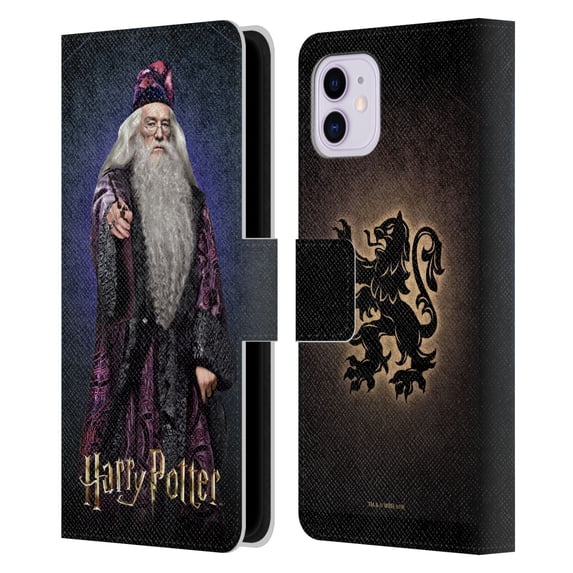 Head Case Designs Officially Licensed Harry Potter Chamber Of Secrets IV Albus Dumbledore Leather Book Wallet Case Cover Compatible with Apple iPhone 11