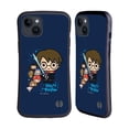 thumbnail image 1 of Head Case Designs Officially Licensed Harry Potter Deathly Hallows I Characters Hybrid Case Compatible with Apple iPhone 15 Plus, 1 of 7