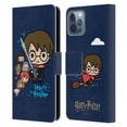 thumbnail image 1 of Head Case Designs Officially Licensed Harry Potter Deathly Hallows I Characters Leather Book Wallet Case Cover Compatible with Apple iPhone 12 / iPhone 12 Pro, 1 of 6