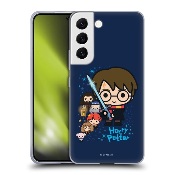 Head Case Designs Officially Licensed Harry Potter Deathly Hallows I Characters Soft Gel Case Compatible with Samsung Galaxy S22 5G