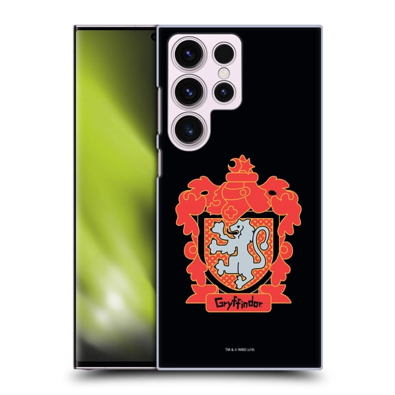 Head Case Designs Officially Licensed Harry Potter Deathly Hallows I Gryffindor Crest Hard Back Case Compatible with Samsung Galaxy S23 Ultra 5G