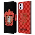 thumbnail image 1 of Head Case Designs Officially Licensed Harry Potter Deathly Hallows I Gryffindor Crest Leather Book Wallet Case Cover Compatible with Apple iPhone 11, 1 of 6