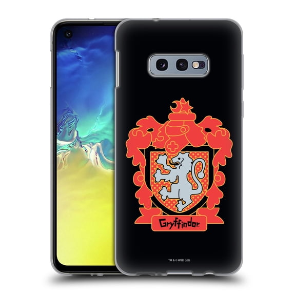Head Case Designs Officially Licensed Harry Potter Deathly Hallows I Gryffindor Crest Soft Gel Case Compatible with Samsung Galaxy S10e