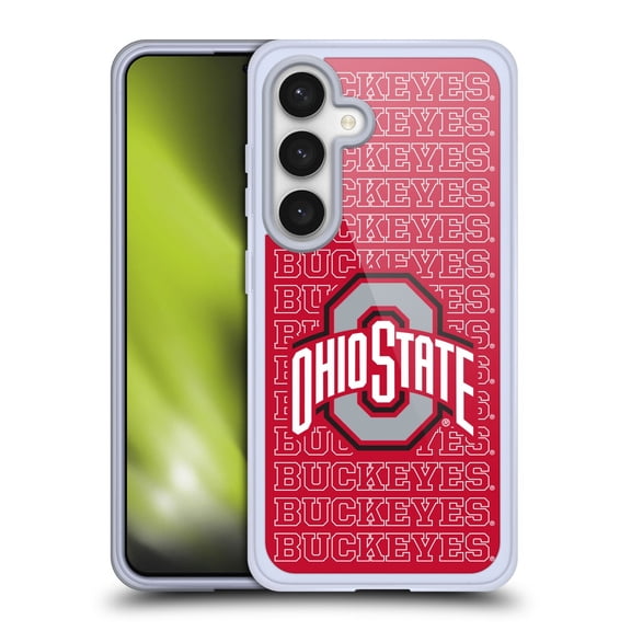 Head Case Designs Ohio State University Logo Outline Buckeyes Soft Gel Case for Samsung Galaxy S24 5G