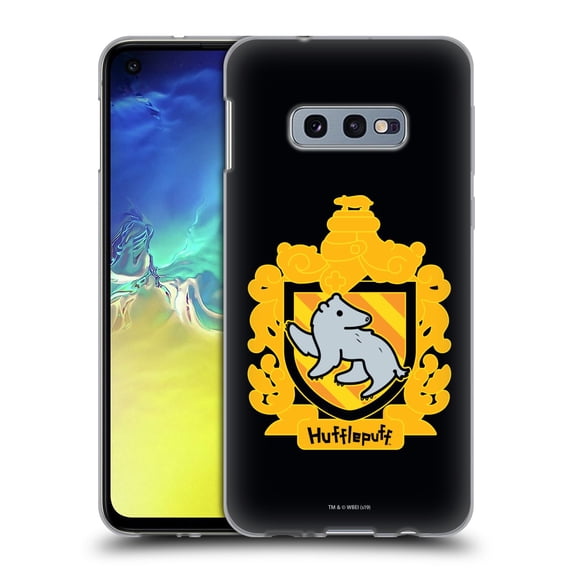Head Case Designs Officially Licensed Harry Potter Deathly Hallows I Hufflepuff Crest Soft Gel Case Compatible with Samsung Galaxy S10e