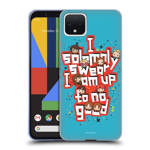 Head Case Designs Officially Licensed Harry Potter Deathly Hallows I I Solemnly Swear Soft Gel Case Compatible with Google Pixel 4