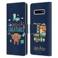 thumbnail image 1 of Head Case Designs Officially Licensed Harry Potter Deathly Hallows I Magical Creatures Leather Book Wallet Case Cover Compatible with Samsung Galaxy S10+ / S10 Plus, 1 of 6