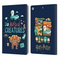 thumbnail image 1 of Head Case Designs Officially Licensed Harry Potter Deathly Hallows I Magical Creatures Leather Book Wallet Case Cover Compatible with Apple iPad 10.2 2019/2020/2021, 1 of 6