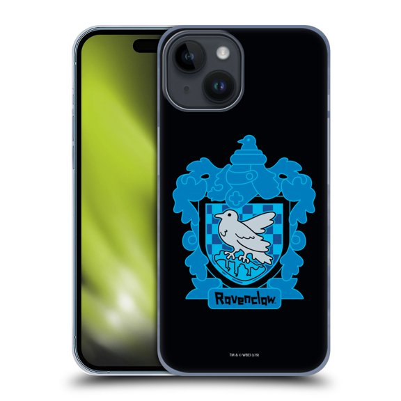 Head Case Designs Officially Licensed Harry Potter Deathly Hallows I Ravenclaw Crest Hard Back Case Compatible with Apple iPhone 15
