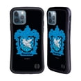 thumbnail image 1 of Head Case Designs Officially Licensed Harry Potter Deathly Hallows I Ravenclaw Crest Hybrid Case Compatible with Apple iPhone 12 / iPhone 12 Pro, 1 of 7