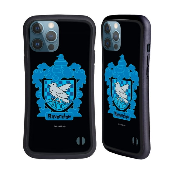 Head Case Designs Officially Licensed Harry Potter Deathly Hallows I Ravenclaw Crest Hybrid Case Compatible with Apple iPhone 13 Pro Max
