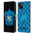thumbnail image 1 of Head Case Designs Officially Licensed Harry Potter Deathly Hallows I Ravenclaw Crest Leather Book Wallet Case Cover Compatible with Apple iPhone 15, 1 of 6