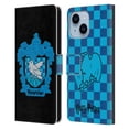 thumbnail image 1 of Head Case Designs Officially Licensed Harry Potter Deathly Hallows I Ravenclaw Crest Leather Book Wallet Case Cover Compatible with Apple iPhone 14 Plus, 1 of 6
