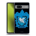 thumbnail image 1 of Head Case Designs Officially Licensed Harry Potter Deathly Hallows I Ravenclaw Crest Soft Gel Case Compatible with Google Pixel 7a, 1 of 7