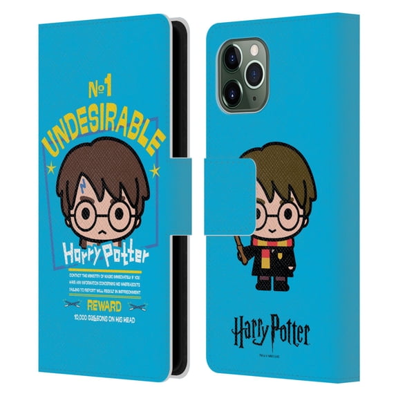 Head Case Designs Officially Licensed Harry Potter Deathly Hallows I Reward Leather Book Wallet Case Cover Compatible with Apple iPhone 11 Pro