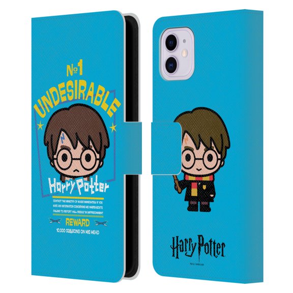 Head Case Designs Officially Licensed Harry Potter Deathly Hallows I Reward Leather Book Wallet Case Cover Compatible with Apple iPhone 11
