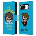 thumbnail image 1 of Head Case Designs Officially Licensed Harry Potter Deathly Hallows I Reward Leather Book Wallet Case Cover Compatible with Google Pixel 8, 1 of 6