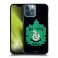 thumbnail image 1 of Head Case Designs Officially Licensed Harry Potter Deathly Hallows I Slytherin Crest Hard Back Case Compatible with Apple iPhone 13 Pro Max, 1 of 7
