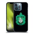 thumbnail image 1 of Head Case Designs Officially Licensed Harry Potter Deathly Hallows I Slytherin Crest Hard Back Case Compatible with Apple iPhone 13 Pro, 1 of 7