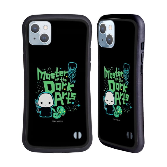 Head Case Designs Officially Licensed Harry Potter Deathly Hallows I Voldemort Hybrid Case Compatible with Apple iPhone 14 Plus