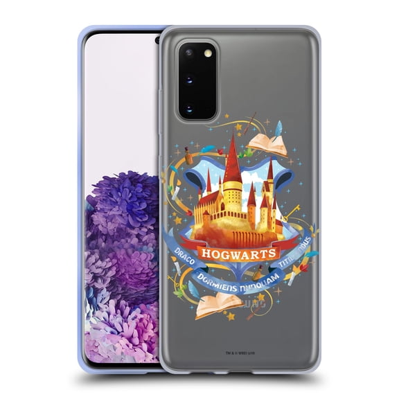 Head Case Designs Officially Licensed Harry Potter Deathly Hallows II Hogwarts Soft Gel Case Compatible with Samsung Galaxy S20 / S20 5G