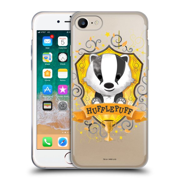 Head Case Designs Officially Licensed Harry Potter Deathly Hallows II Hufflepuff Soft Gel Case Compatible with Apple iPhone 7 / 8 / SE 2020 & 2022