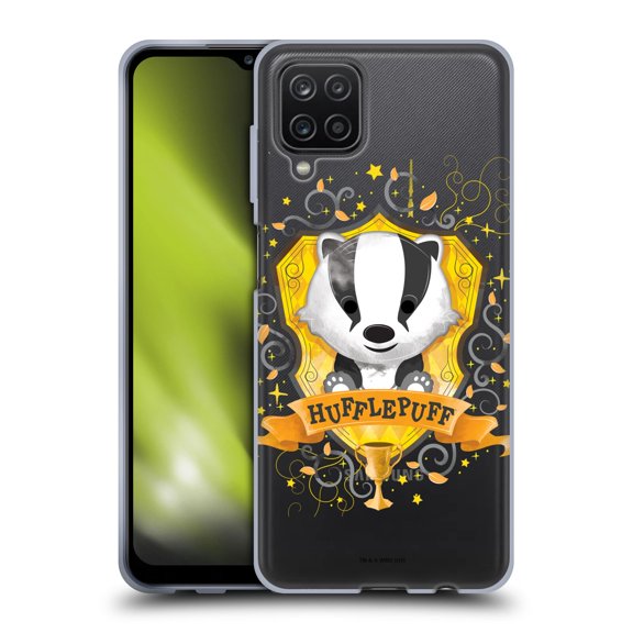 Head Case Designs Officially Licensed Harry Potter Deathly Hallows II Hufflepuff Soft Gel Case Compatible with Samsung Galaxy A12 (2020)