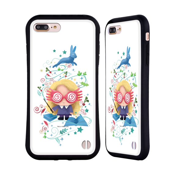 Head Case Designs Officially Licensed Harry Potter Deathly Hallows II Luna Lovegood Hybrid Case Compatible with Apple iPhone 7 Plus / iPhone 8 Plus