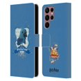 thumbnail image 1 of Head Case Designs Officially Licensed Harry Potter Deathly Hallows II Ravenclaw Leather Book Wallet Case Cover Compatible with Samsung Galaxy S22 Ultra 5G, 1 of 6