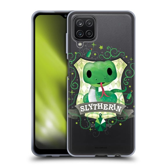 Head Case Designs Officially Licensed Harry Potter Deathly Hallows II Slytherin Soft Gel Case Compatible with Samsung Galaxy A12 (2020)