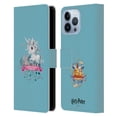 thumbnail image 1 of Head Case Designs Officially Licensed Harry Potter Deathly Hallows II Unicorn Leather Book Wallet Case Cover Compatible with Apple iPhone 13 Pro Max, 1 of 6