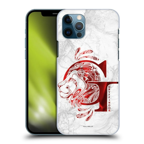 Head Case Designs Officially Licensed Harry Potter Deathly Hallows IX Gryffindor Aguamenti Hard Back Case Compatible with Apple iPhone 12 / iPhone 12 Pro