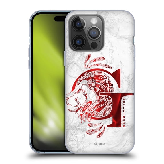 Head Case Designs Officially Licensed Harry Potter Deathly Hallows IX Gryffindor Aguamenti Soft Gel Case Compatible with Apple iPhone 14 Pro